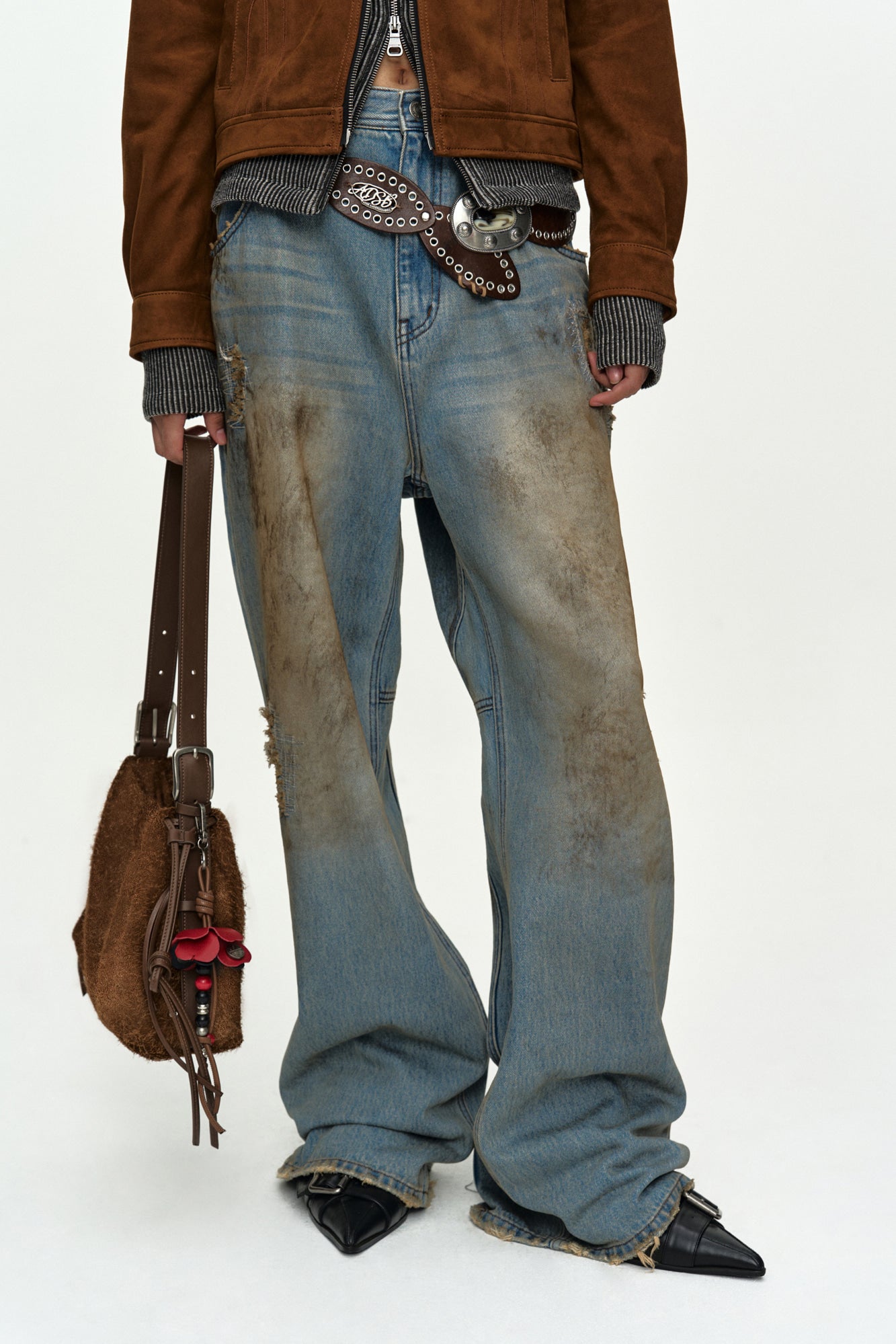 Andersson Bell - Maki Shopper Bag (Brown) product image 9 | TRAB K-Fashion Australia