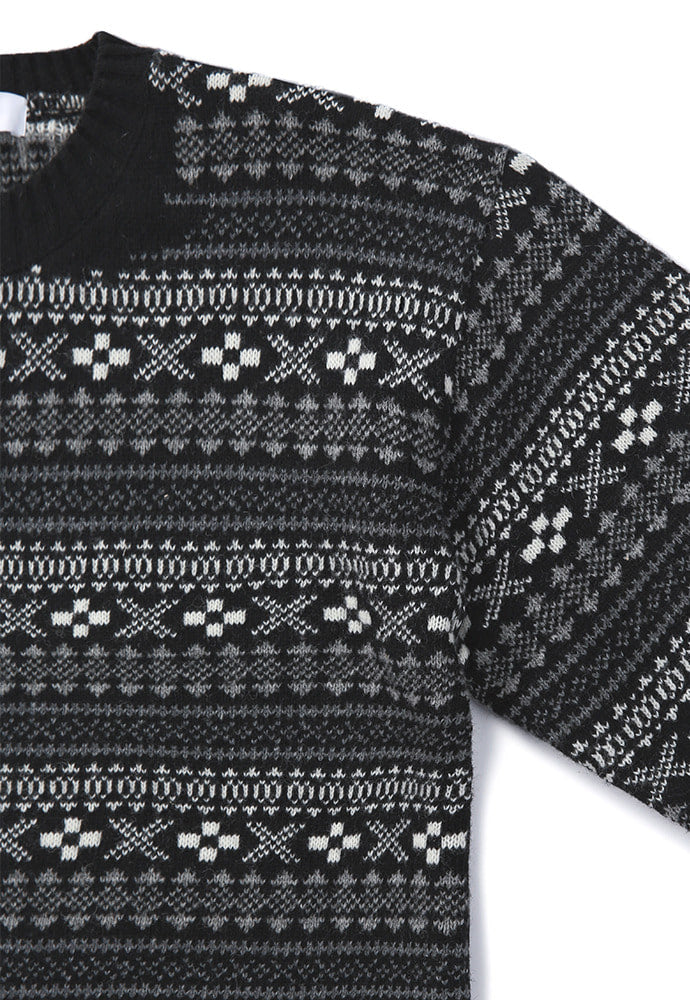 Tonywack - Flow Fair-Isle Sweater (Black) product image 8 | TRAB K-Fashion Australia