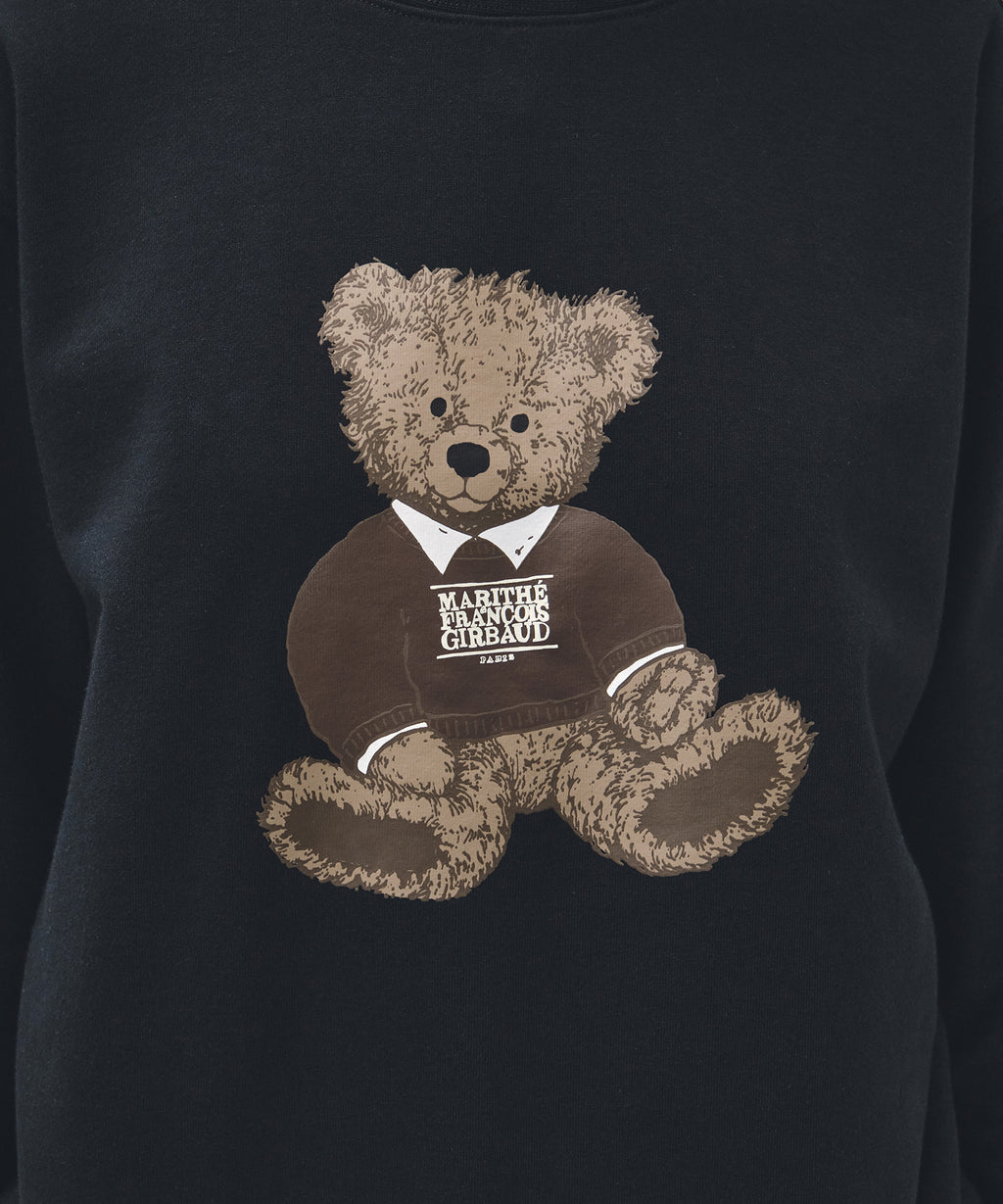 Marithe & Francois Girbaud - Doodle Bear Sweatshirt (Navy) product image 4 | TRAB K-Fashion Australia
