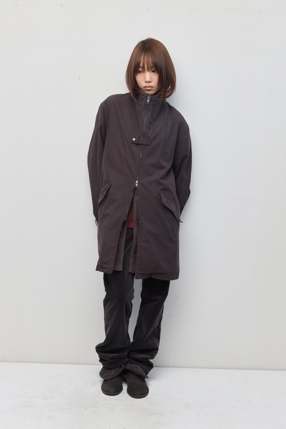 Hatchingroom - Layer Parka (Purple Brown) product image 17 | TRAB K-Fashion Australia