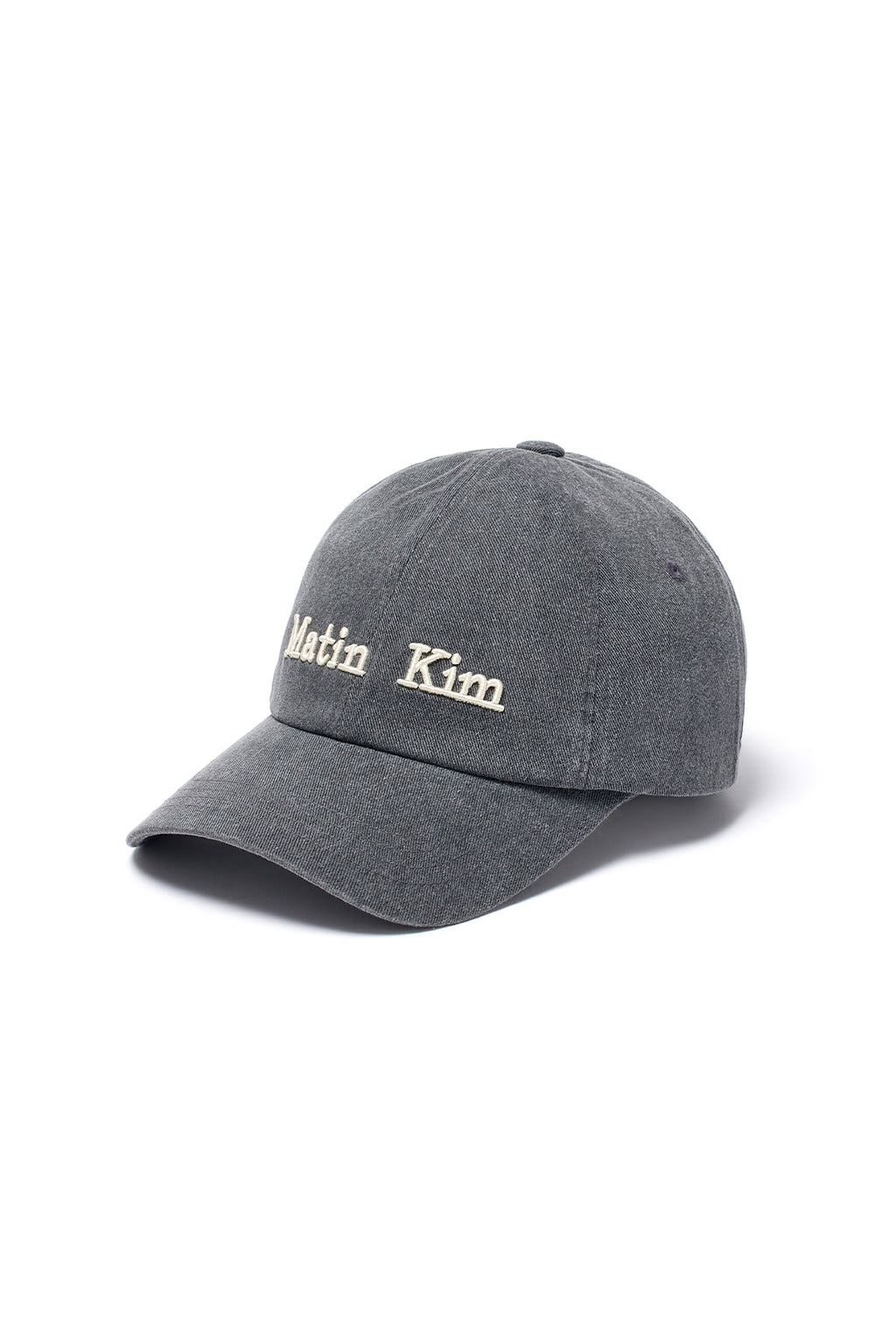 Matin Kim - Matin Classic Logo Ball Cap (Grey) product image 5 | TRAB K-Fashion Australia