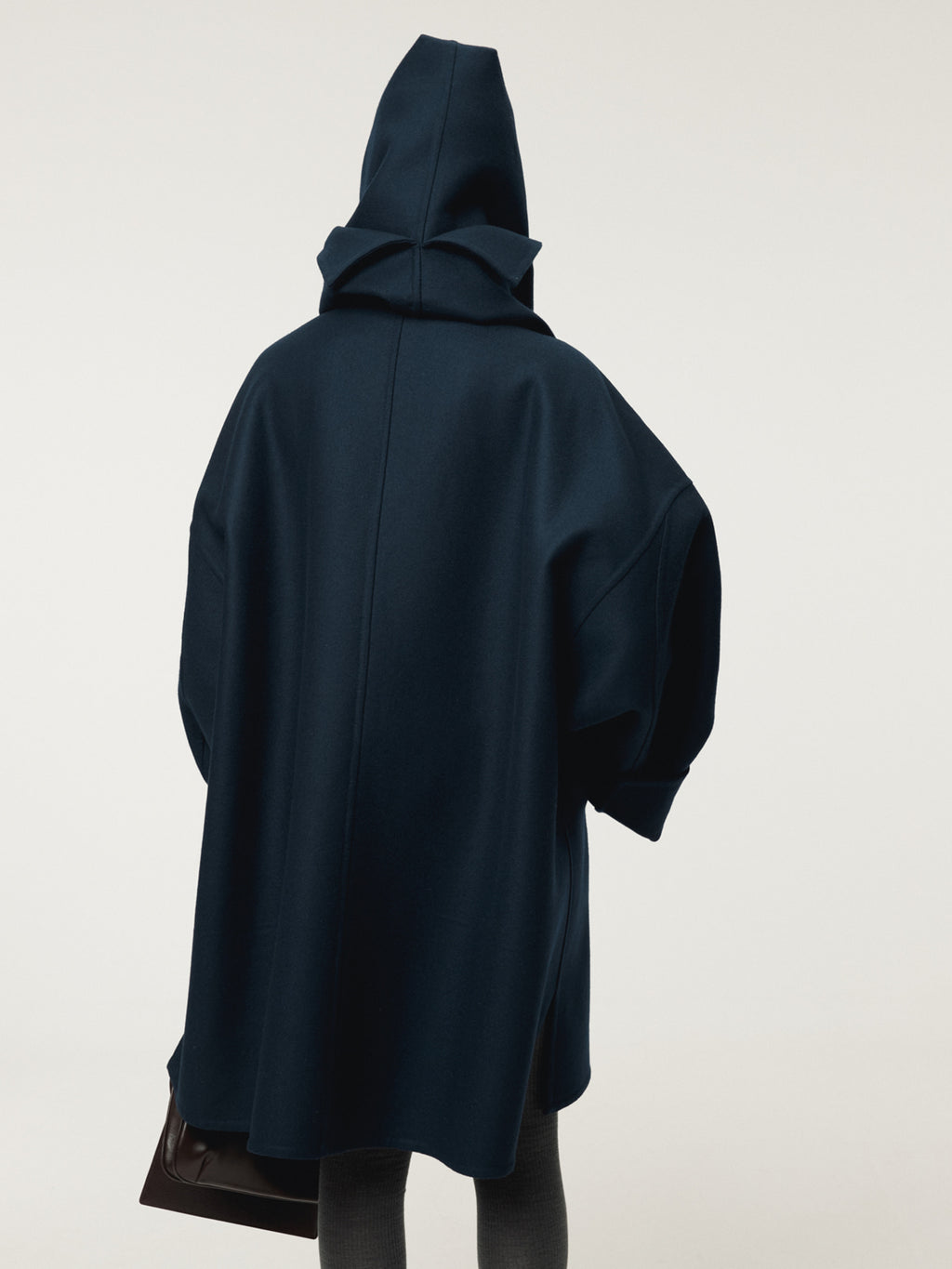 Recto - Oversized Handmade Hoody Coat (Navy) product image 9 | TRAB K-Fashion Australia