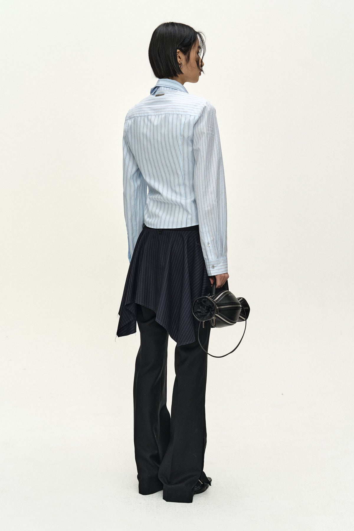 Andersson Bell - Split-Stripe Contour Shirt (Blue) product image 5 | TRAB K-Fashion Australia