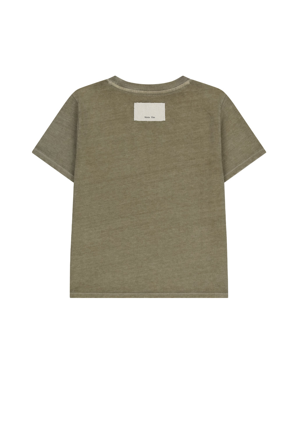 Matin Kim - Washed Logo Full Pintuck Top (Beige) product image 2 | TRAB K-Fashion Australia