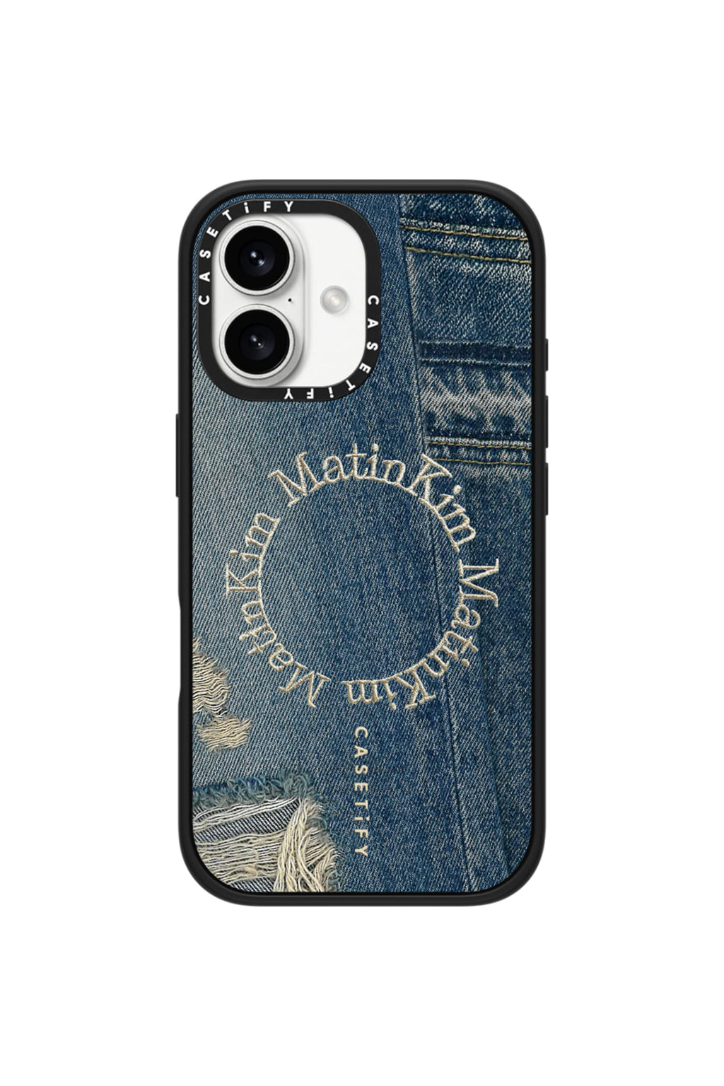 Matin Kim - Matin Kim X Casetify Denim Circle Case (Blue) product image 4 | TRAB K-Fashion Australia