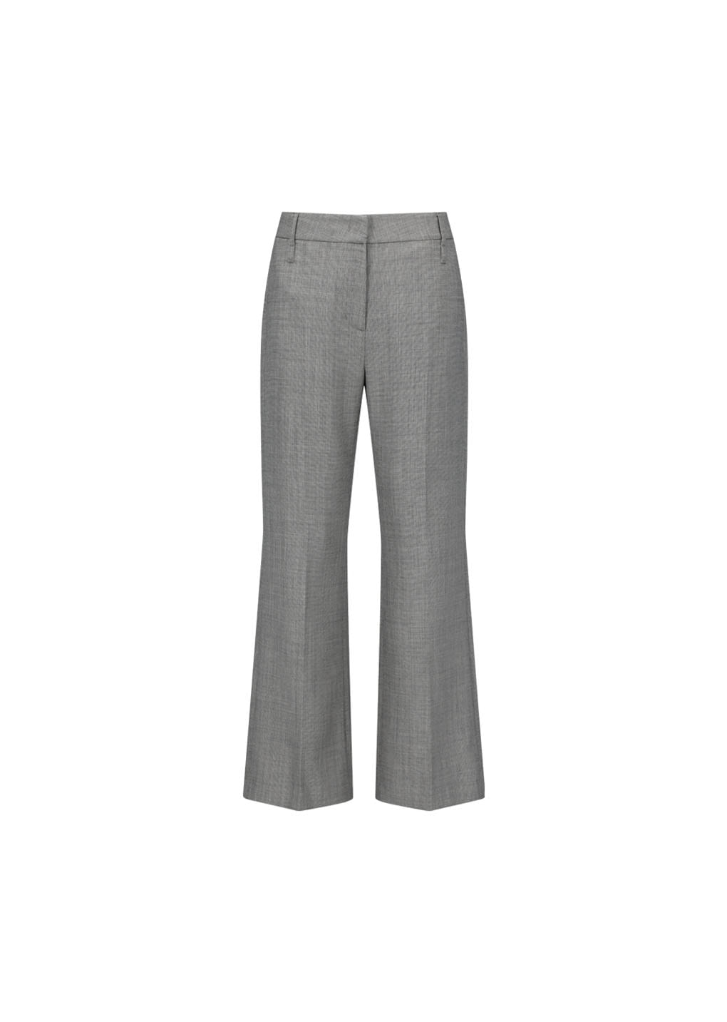 EGONLAB24AW Samy Pant Grey Woolスラックス　フレア Amomento - ウールフレアパンツ (グレーベージュ) | TRAB K-Fashion