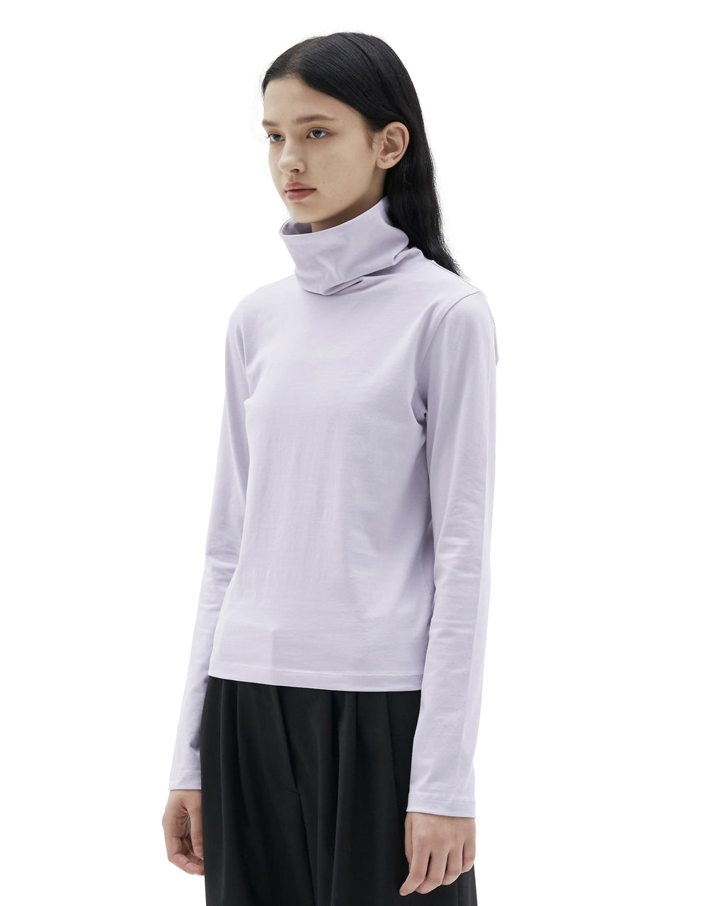 Brownyard - Highneck Long Sleeve (Lavender) product image 3 | TRAB K-Fashion Australia