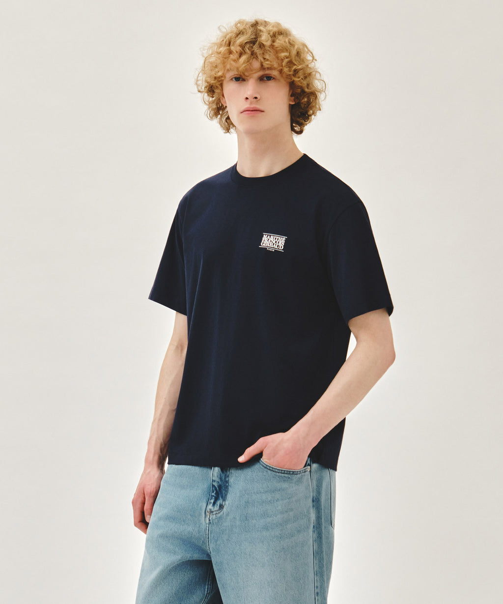 Marithe & Francois Girbaud - Aerocool Small Classic Logo Tee (Navy) product image 2 | TRAB K-Fashion Australia