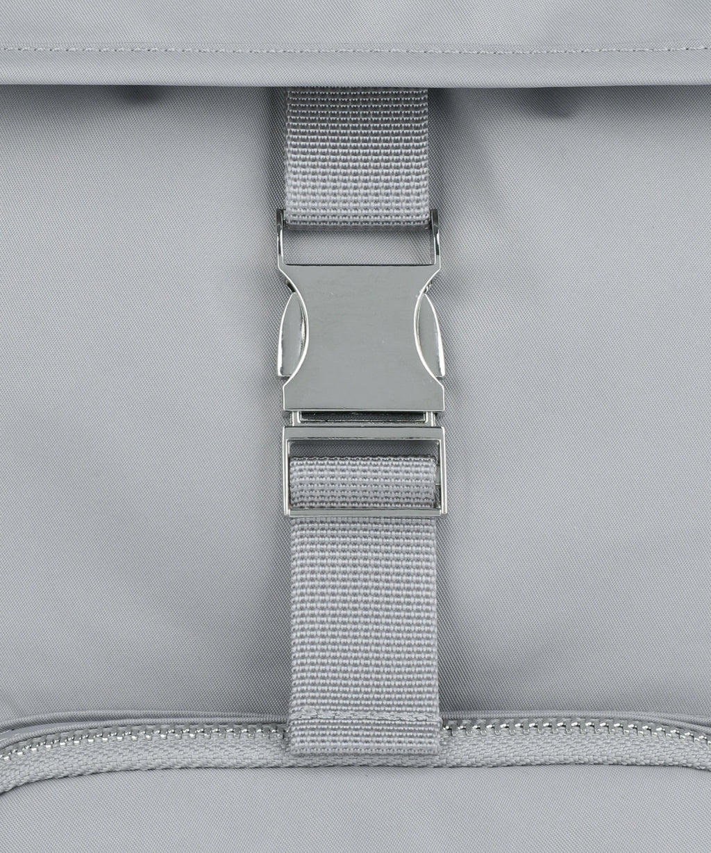Marithe & Francois Girbaud - Classic Logo One Pocket Backpack (Gray) product image 6 | TRAB K-Fashion Australia