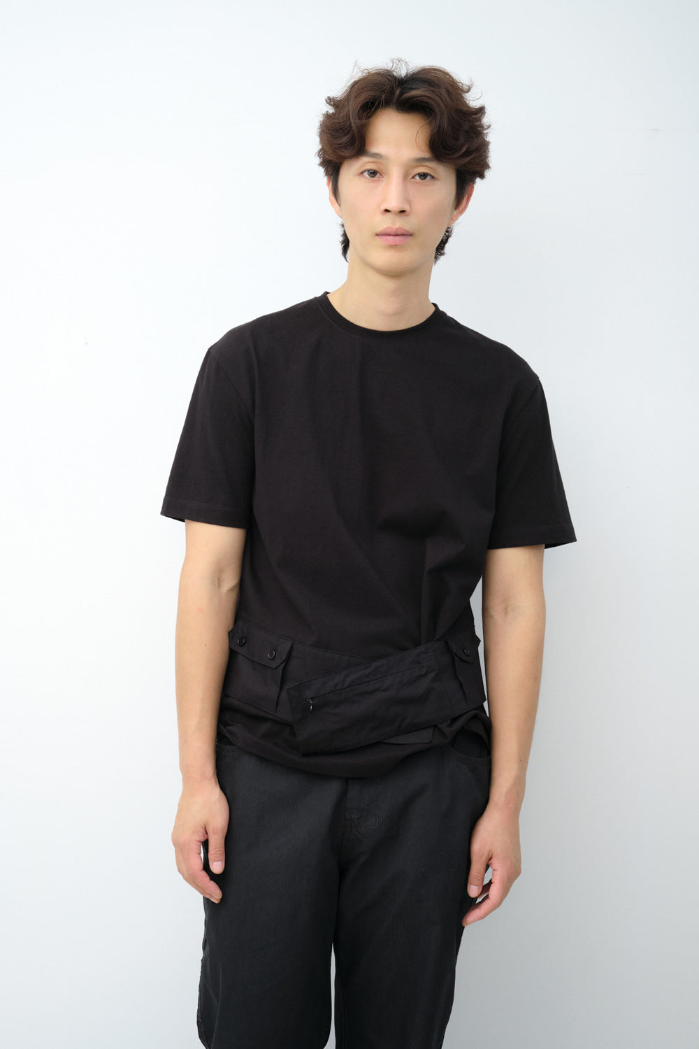 Hatchingroom - Belted Tee (Black) product image 4 | TRAB K-Fashion Australia