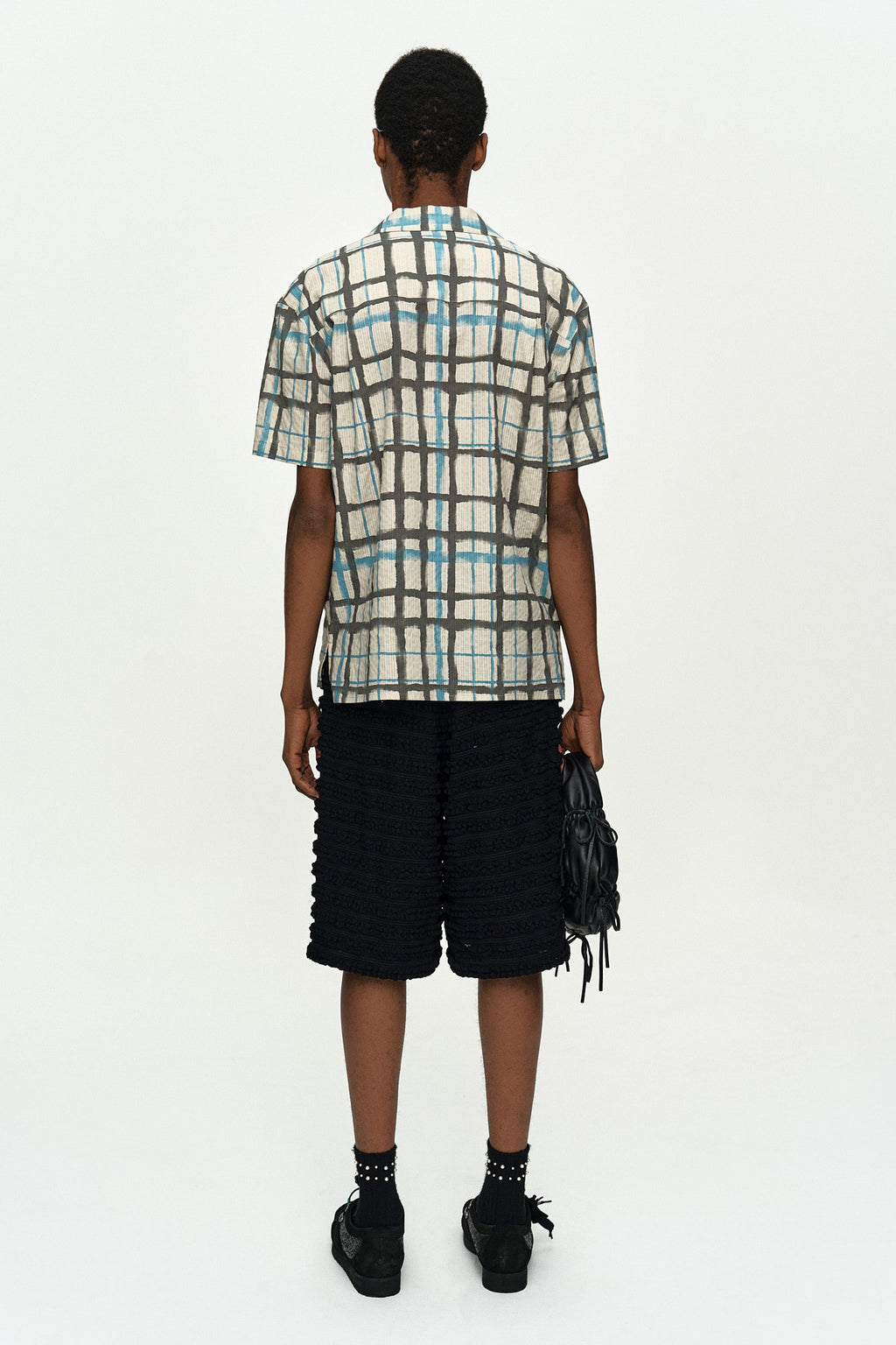 Andersson Bell - Rothko Open Collar Shirt (Ecru) product image 5 | TRAB K-Fashion Australia