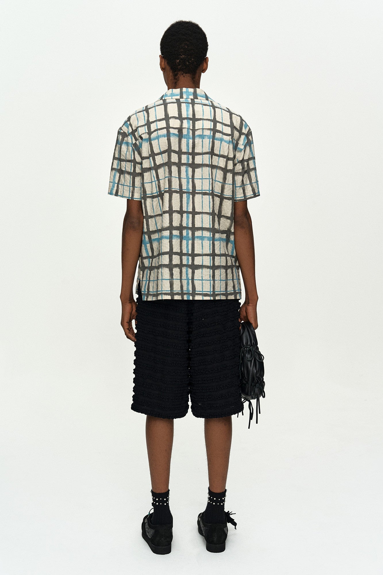 Andersson Bell - Rothko Open Collar Shirt (Ecru) product image 5 | TRAB K-Fashion Australia