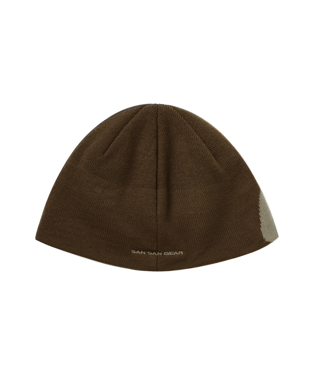 San San Gear - Logo Beanie (Brown) product image 2 | TRAB K-Fashion Australia