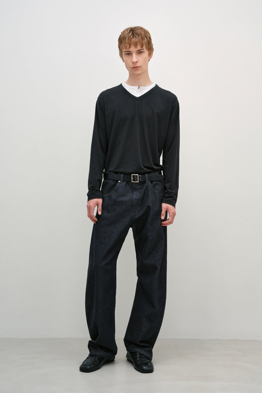 Insilence - Engineer Fit Denim Pants (Rinsed Indigo) product image 1 | TRAB K-Fashion Australia