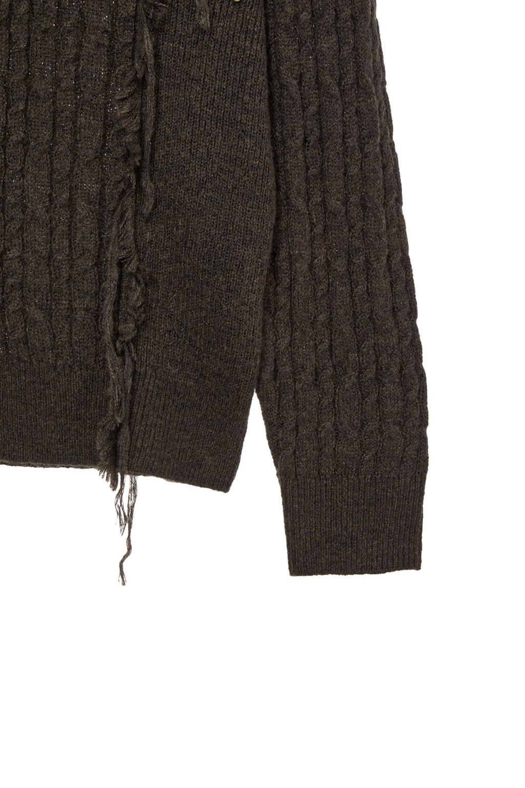 Deinet - Cabled Pullover Knit (Brown) product image 6 | TRAB K-Fashion Australia