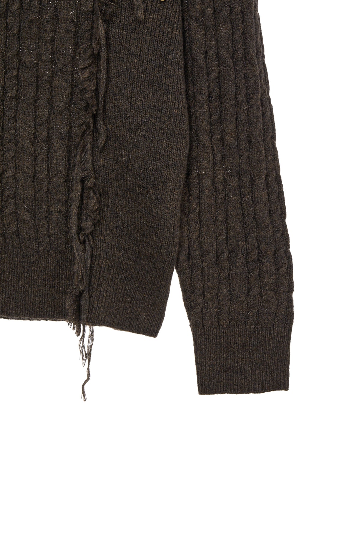 Deinet - Cabled Pullover Knit (Brown) product image 6 | TRAB K-Fashion Australia