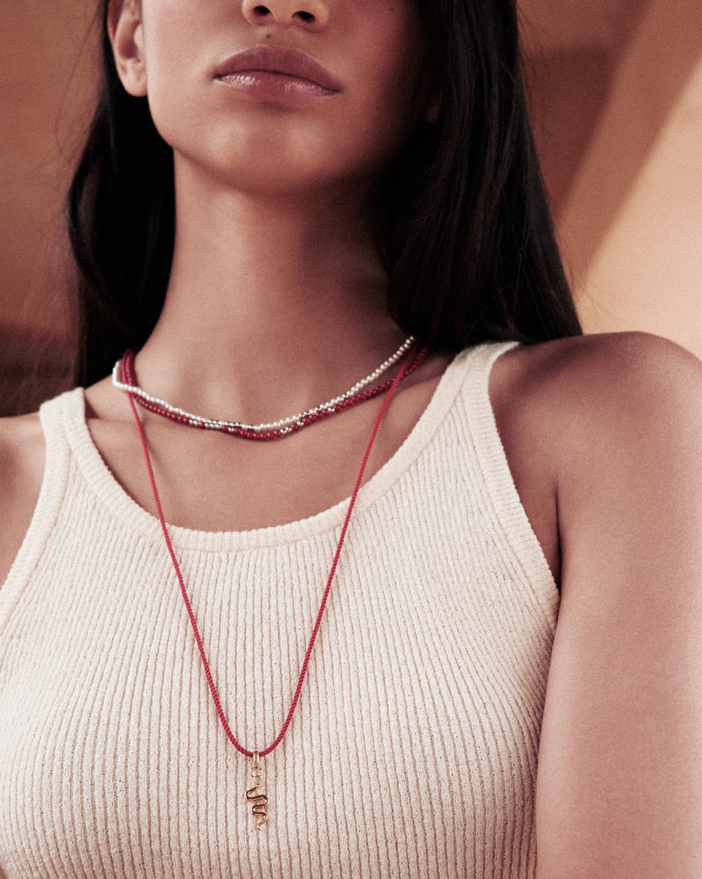Numbering - Colored Rope Necklace #5884 product image 5 | TRAB K-Fashion Australia