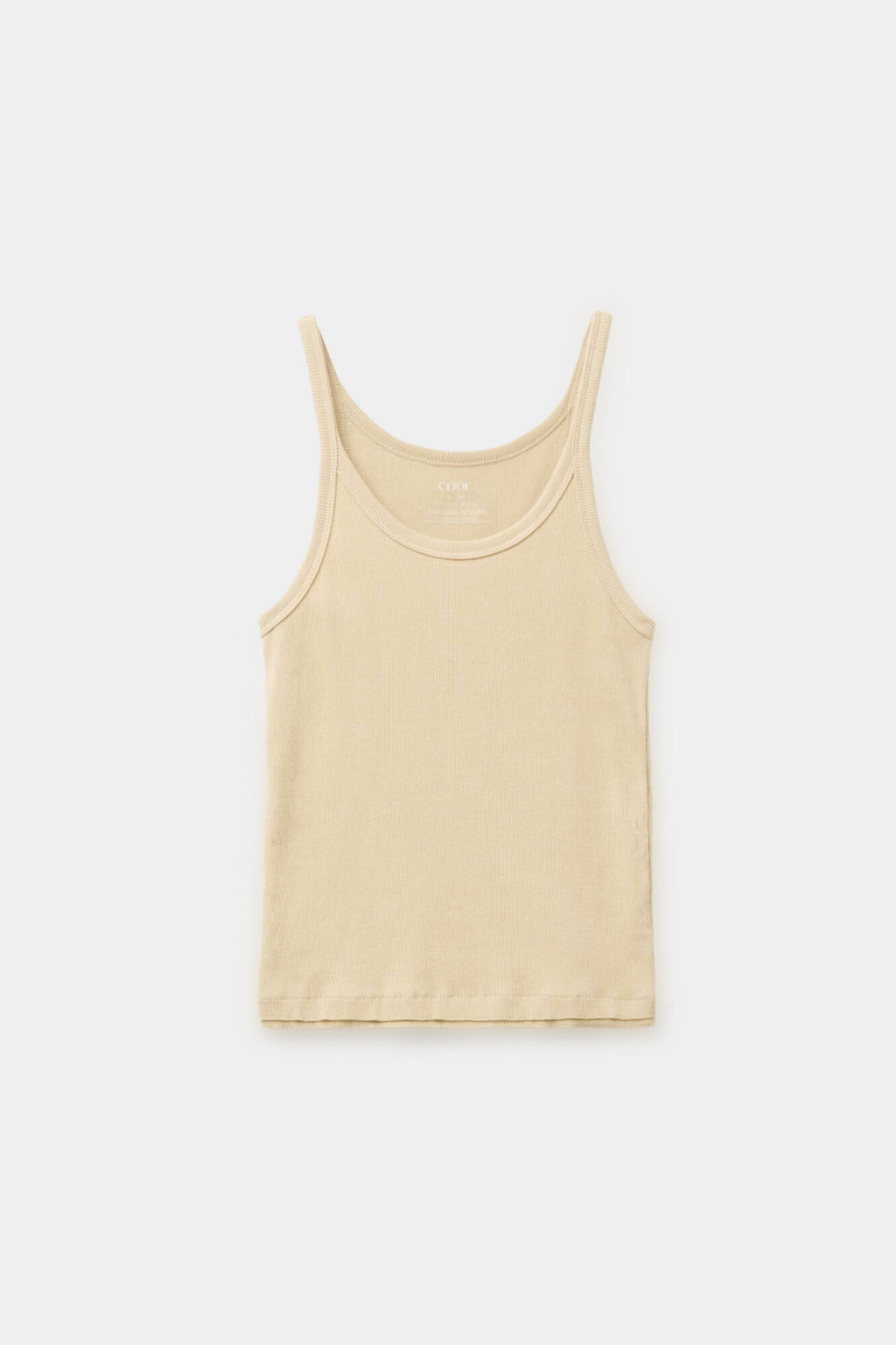 Coor - Double Cut-Off Sleeveless (Sand Beige) product image 1 | TRAB K-Fashion Australia