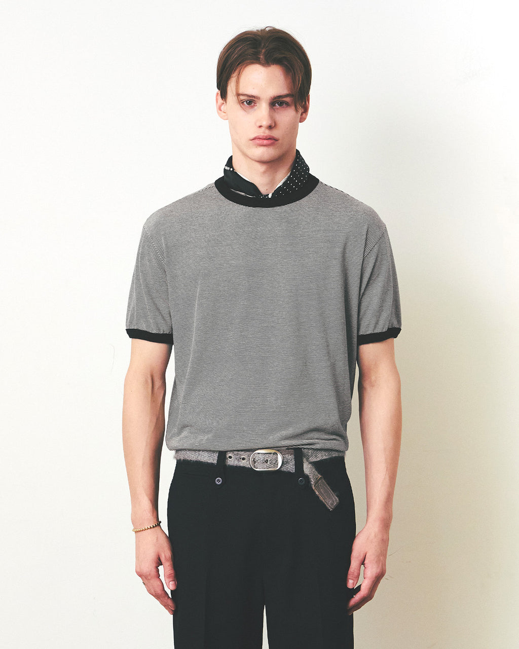 Eastlogue - 11 Ringer T-shirts (Black Stripe & Black) product image 2 | TRAB K-Fashion Australia