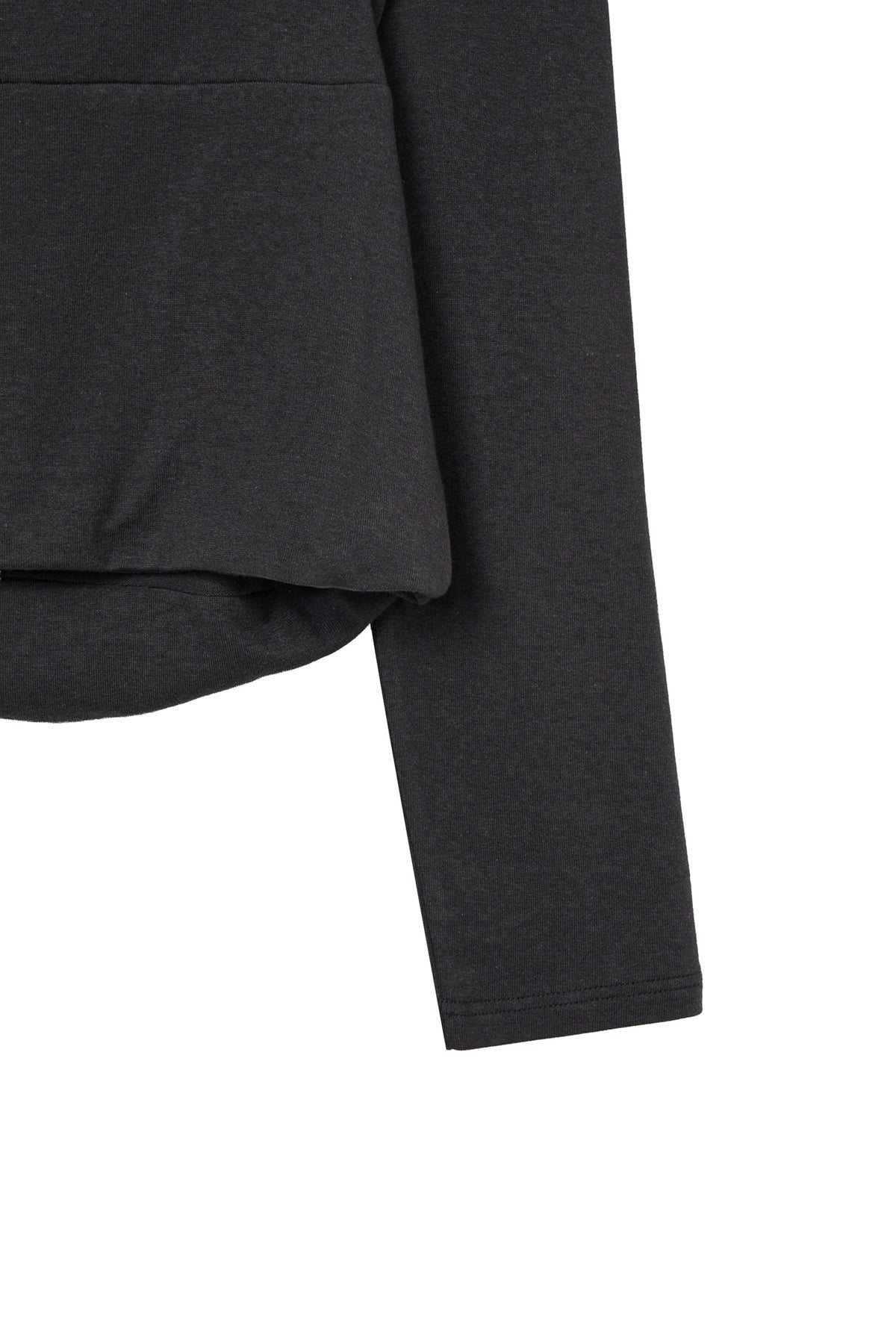 Deinet - Layered Halter Neck Long Sleeve (Charcoal) product image 11 | TRAB K-Fashion Australia