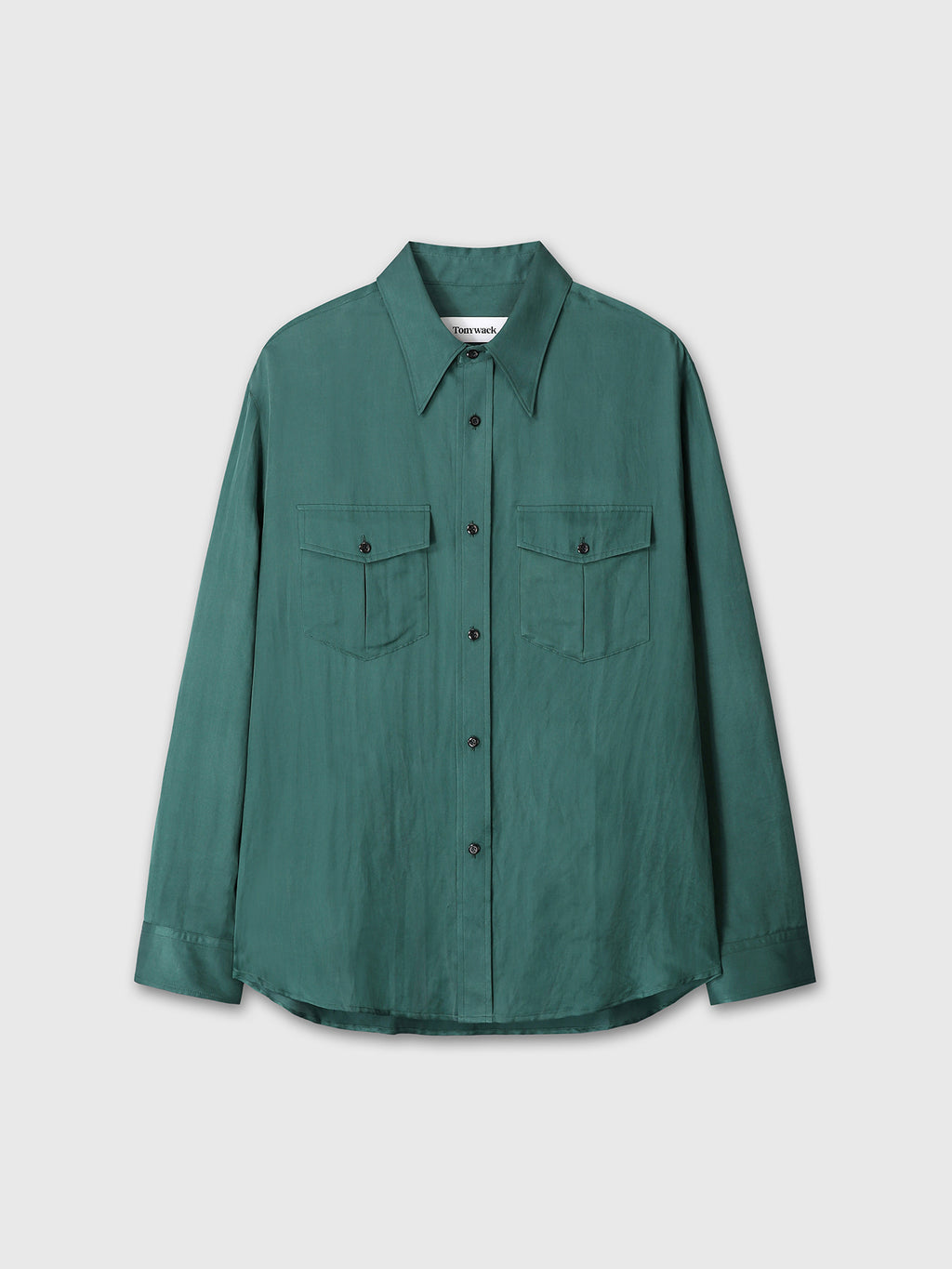 Tonywack - Silk Cotton Double Pocket Shirt (Green) product image 9 | TRAB K-Fashion Australia