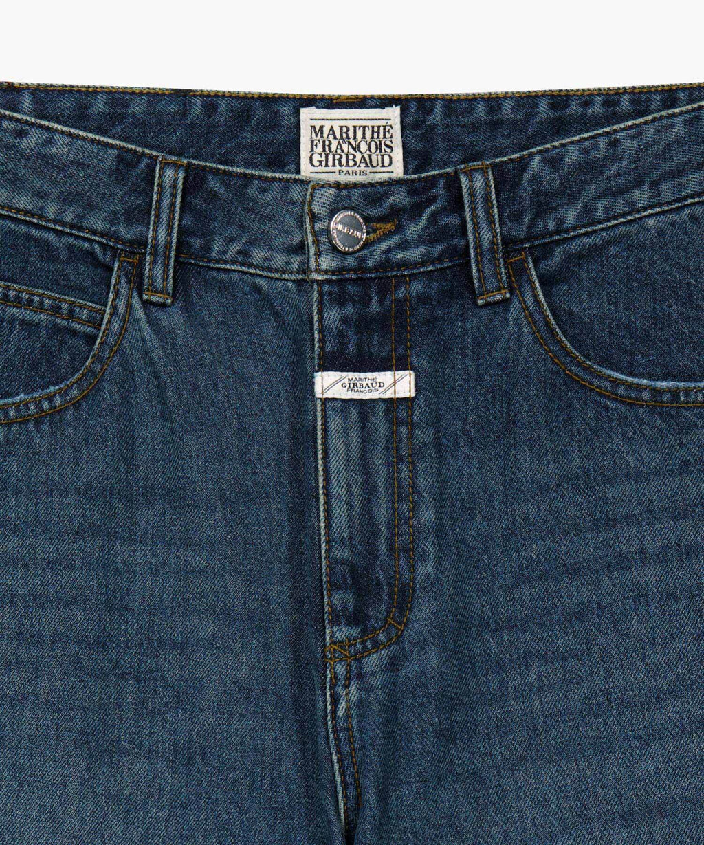 Marithe & Francois Girbaud - New M High Straight Denim Pants (Dark Blue) product image 6 | TRAB K-Fashion Australia