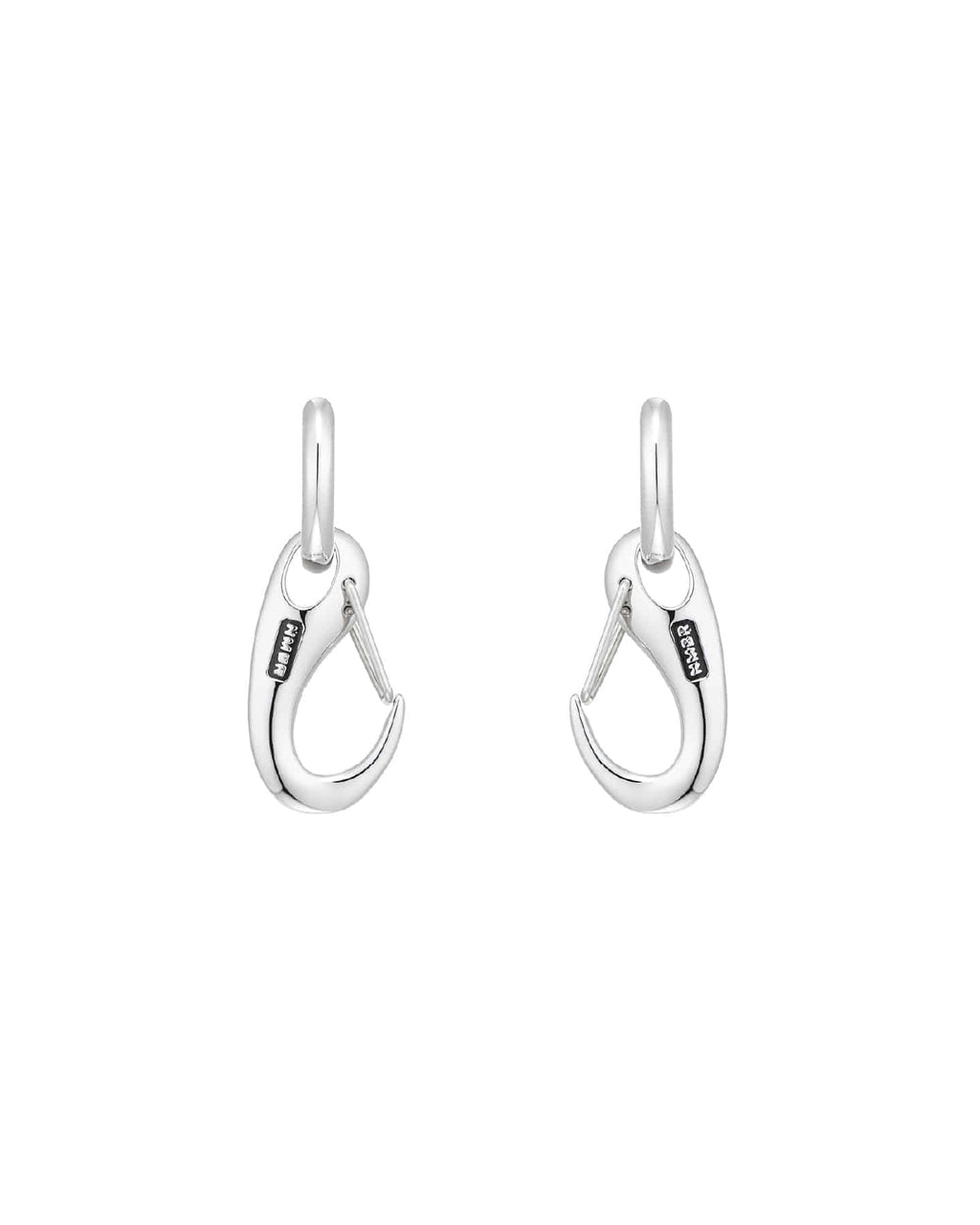 Numbering - Carabiner Hoop Earrings #5275 product image 4 | TRAB K-Fashion Australia