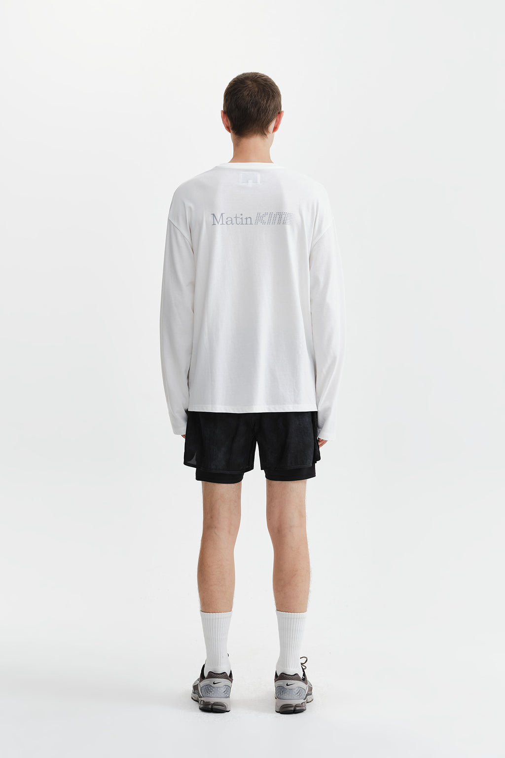 Matin Kim - Matin Pace Sunburst Graffiti Covered Top (Ivory) product image 8 | TRAB K-Fashion Australia