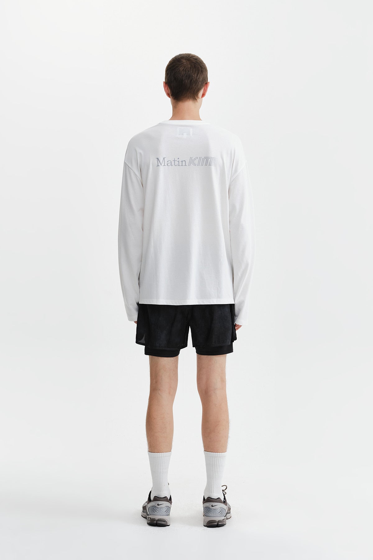Matin Kim - Matin Pace Sunburst Graffiti Covered Top (Ivory) product image 8 | TRAB K-Fashion Australia