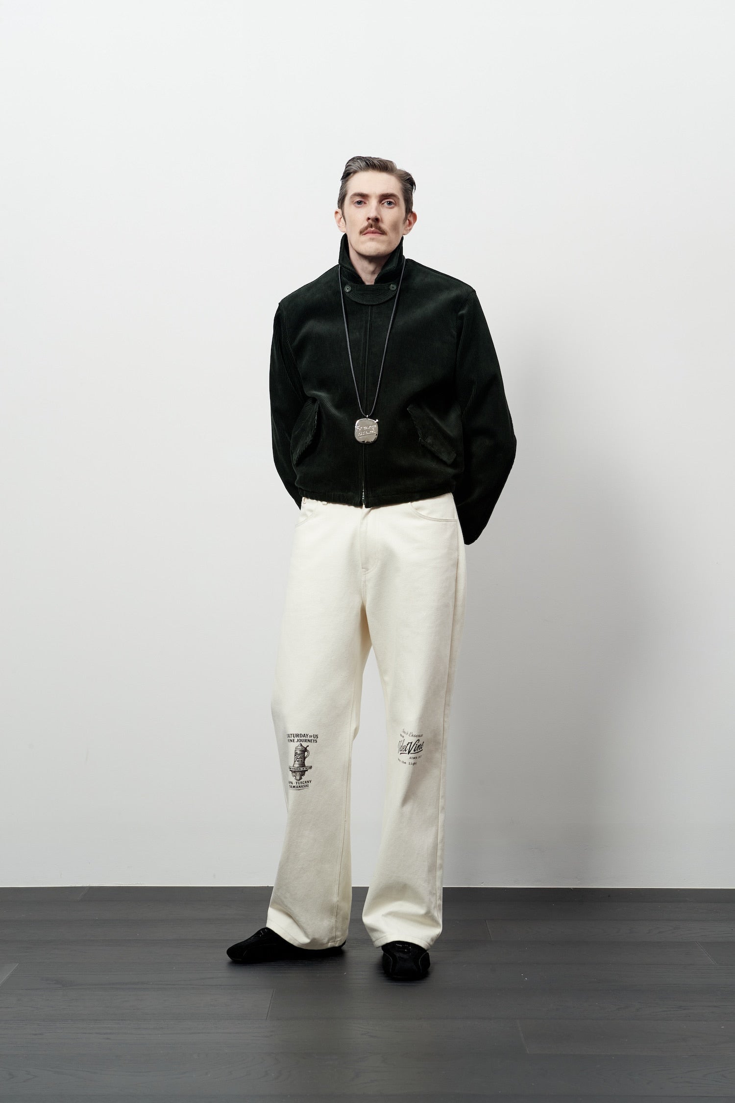 STU - Strap Corduroy Jacket (Black) product image 12 | TRAB K-Fashion Australia