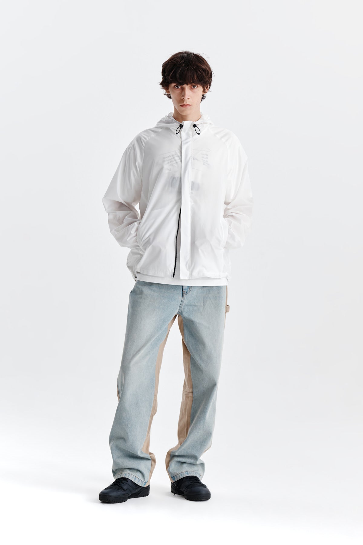 Matin Kim - Light Hoody Windbreaker (White) product image 8 | TRAB K-Fashion Australia