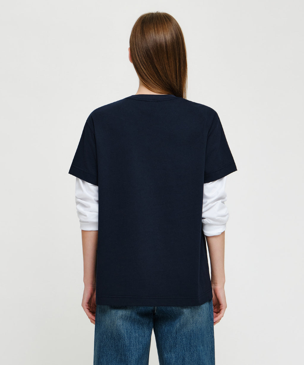 Marithe & Francois Girbaud - Seoul Exclusive Classic Logo Tee (Navy) product image 3 | TRAB K-Fashion Australia