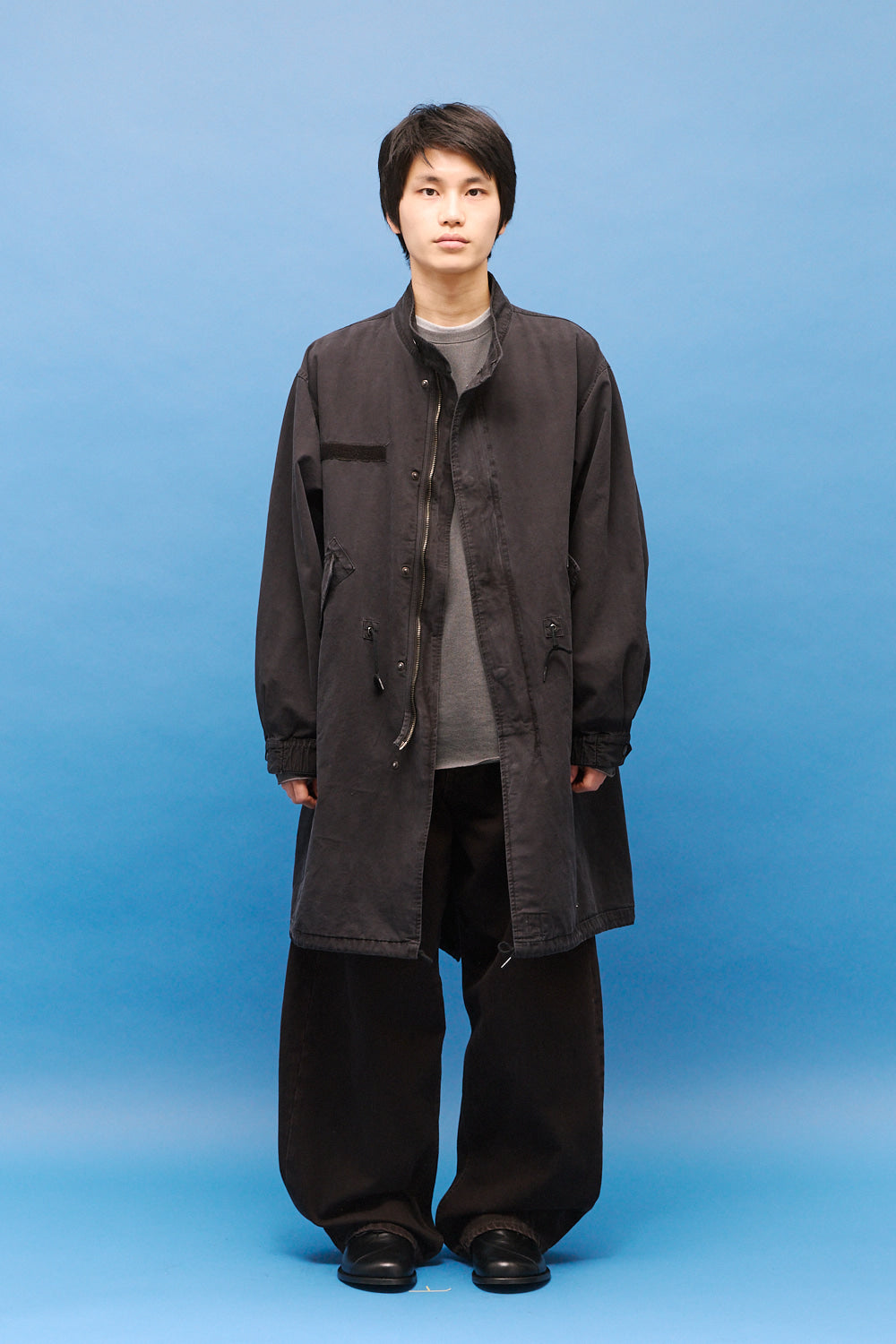 Hatchingroom - Mods Parka (Over Dyed Blue Charcoal) product image 4 | TRAB K-Fashion Australia