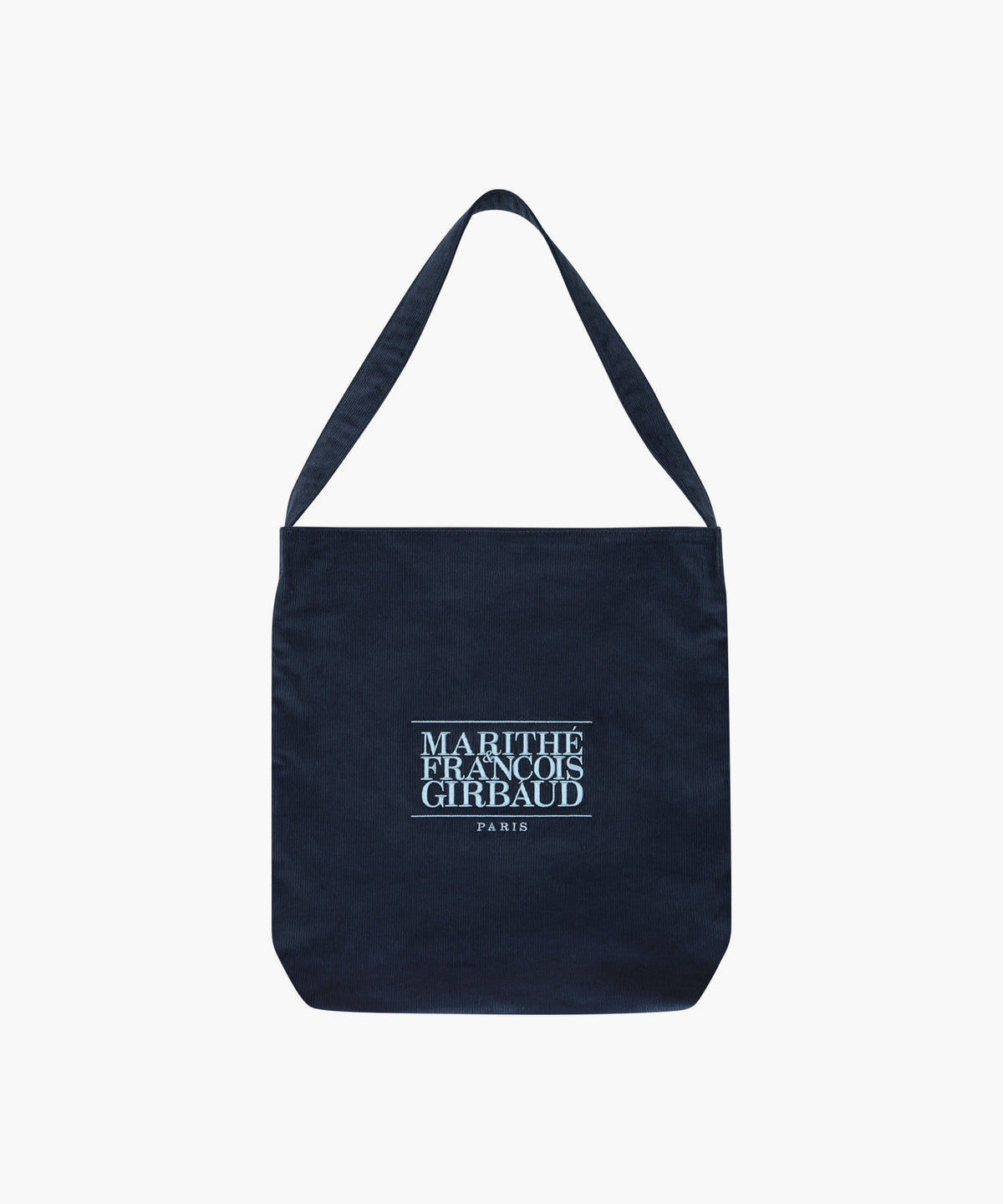 Marithe & Francois Girbaud - Classic Logo Corduroy Bag (Navy) product image 1 | TRAB K-Fashion Australia