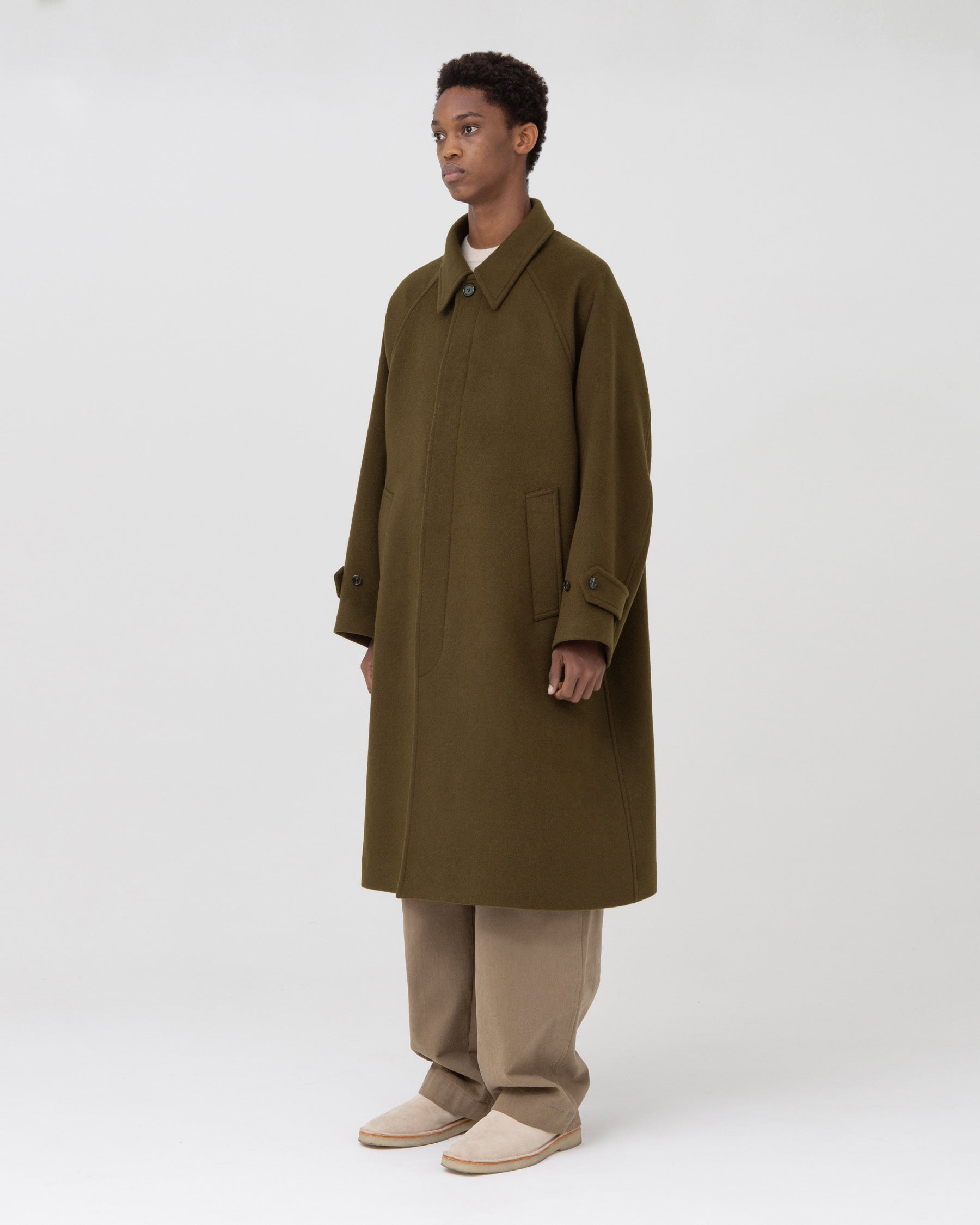Brownyard - Balmacaan Coat (Mocha) product image 3 | TRAB K-Fashion Australia