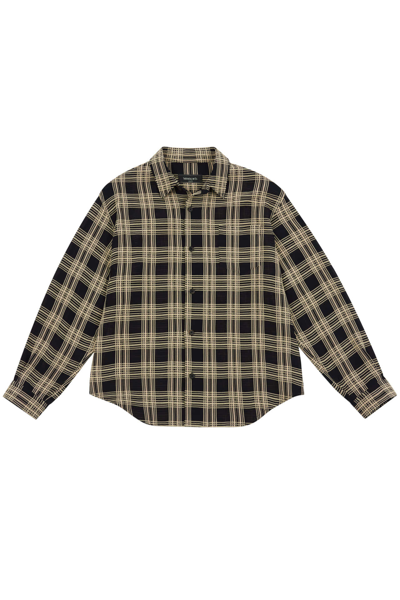 Stu - Weaved Check Shirt (Black) product image 16 | TRAB K-Fashion Australia