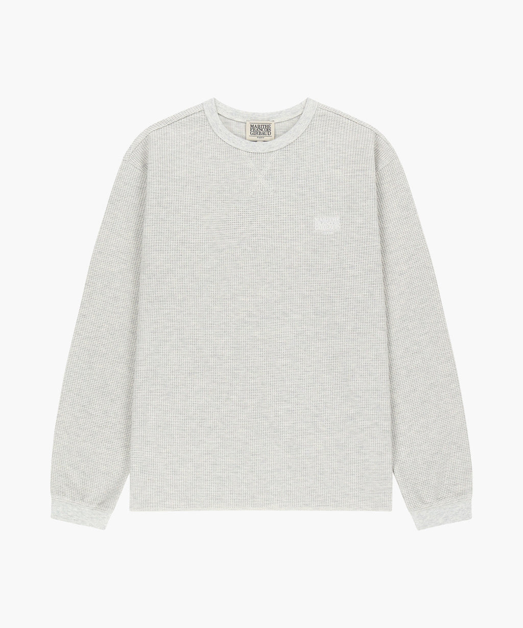 Marithe & Francois Girbaud - Waffle Long Sleeve Tee (Oatmeal) product image 6 | TRAB K-Fashion Australia