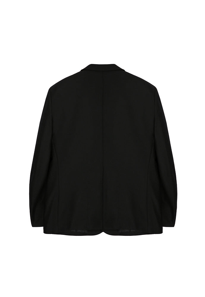 Tonywack - Italian Wool Flannel Twill Blazer Italian Fabric (Black) product image 9 | TRAB K-Fashion Australia