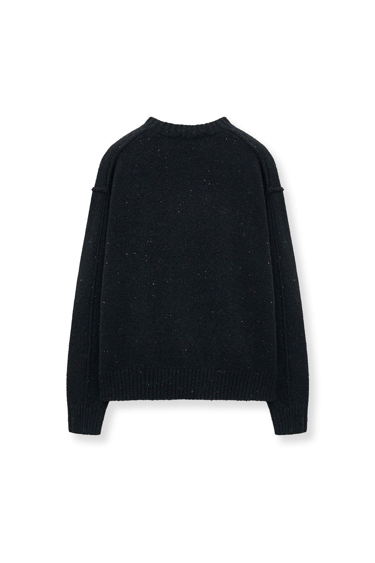 Matin Kim - Matin Mixed Yarn Knit Pullover (Dark Navy) product image 3 | TRAB K-Fashion Australia