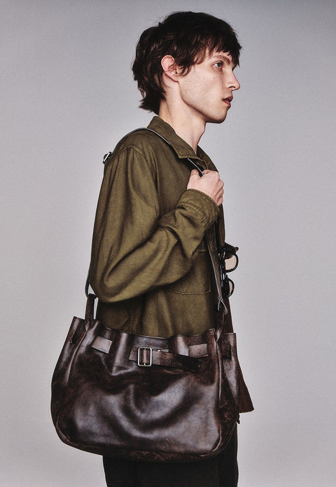 Art if acts - Belted Milano Bag (Vintage Wood) product image 1 | TRAB K-Fashion Australia