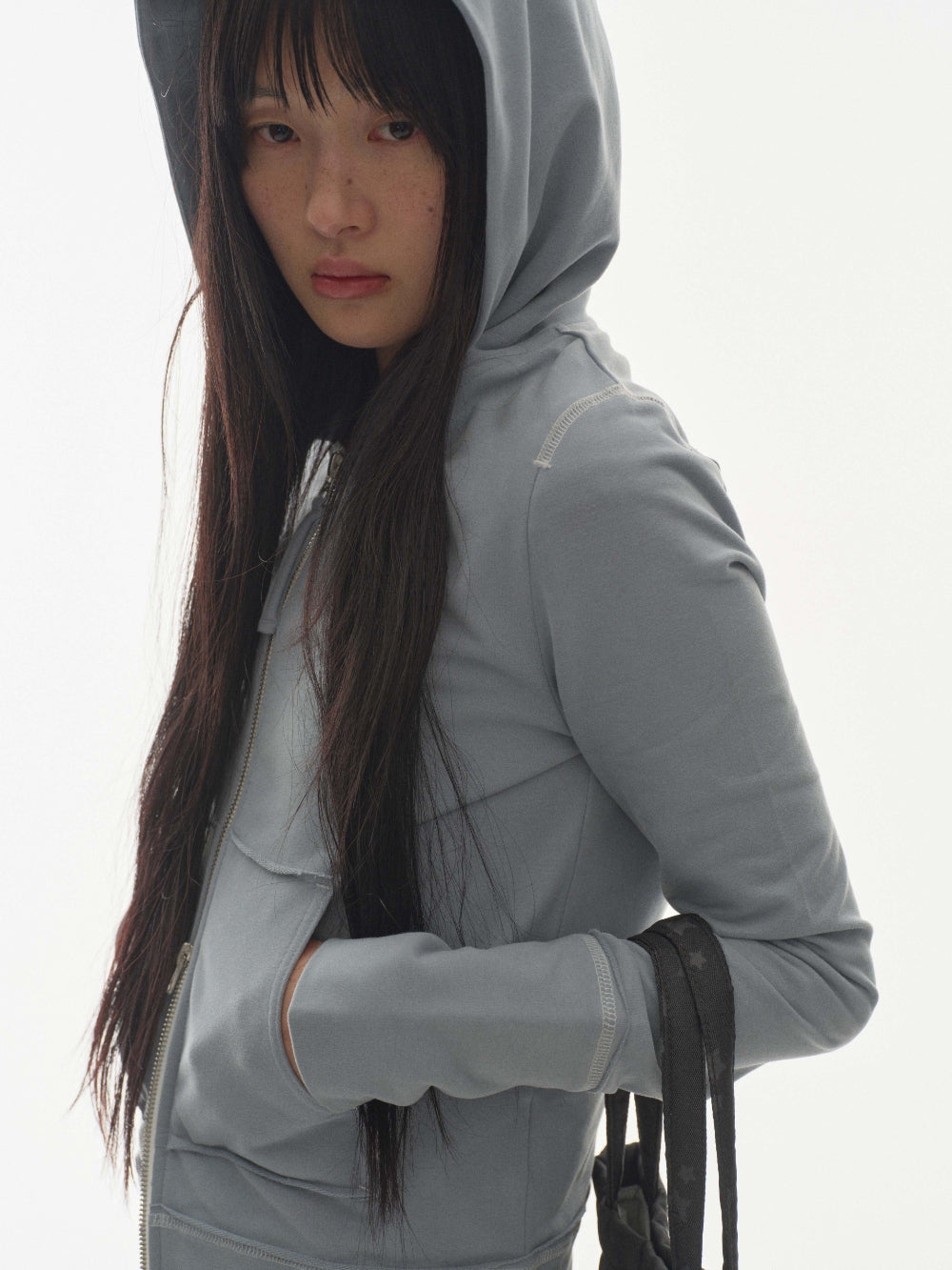 Coyseio - Stitch Hood Zip-Up (Sky Blue) product image 5 | TRAB K-Fashion Australia