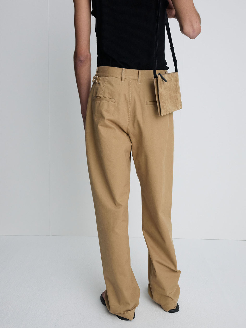 Tonywack - Wide Tapered Adjustable Chino (Beige) product image 5 | TRAB K-Fashion Australia