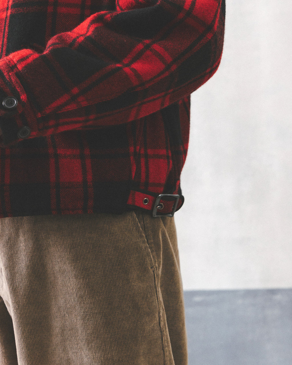 Eastlogue - Sporting Rugged Jacket (Black & Red Wool Check) product image 3 | TRAB K-Fashion Australia