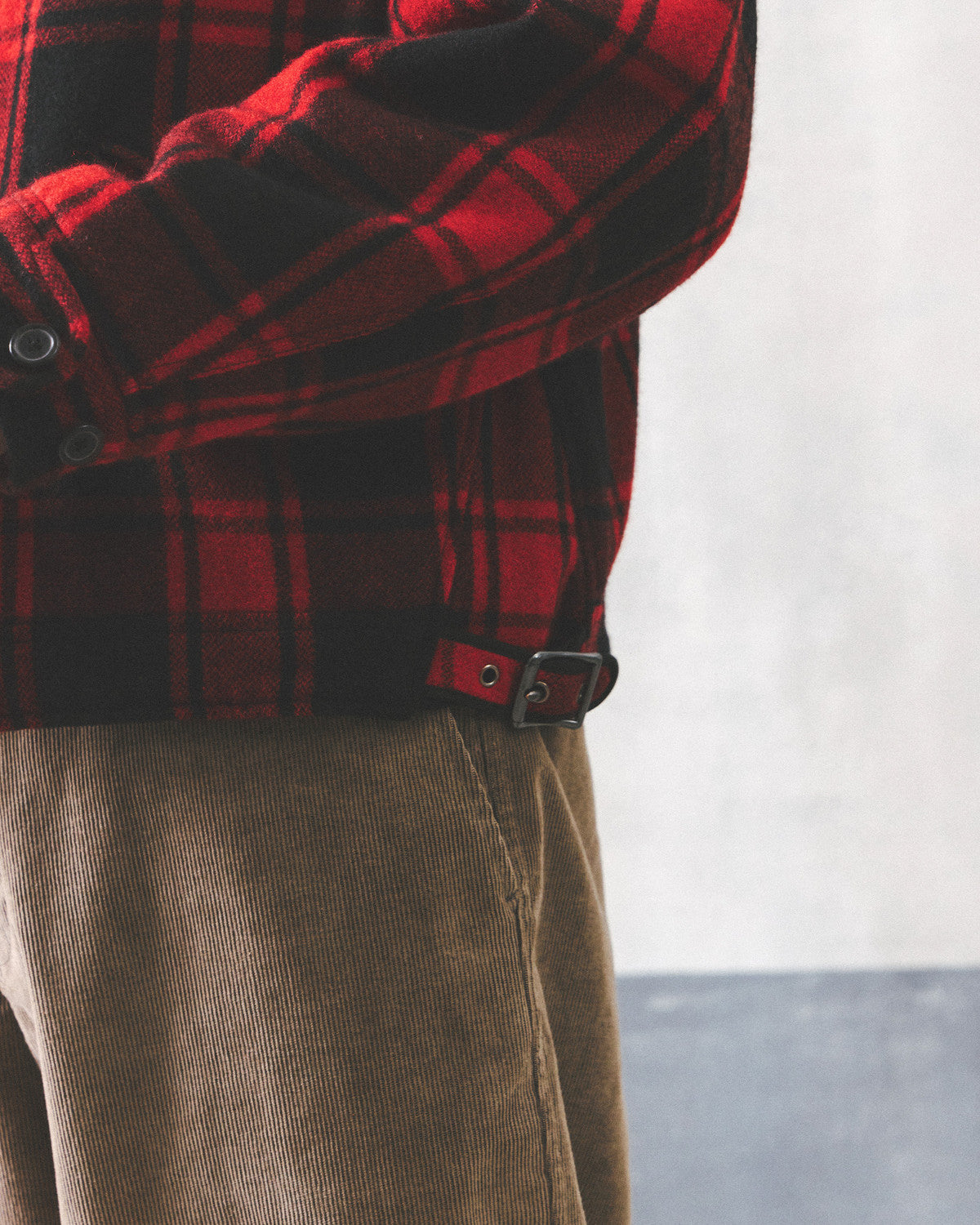 Eastlogue - Sporting Rugged Jacket (Black & Red Wool Check) product image 3 | TRAB K-Fashion Australia