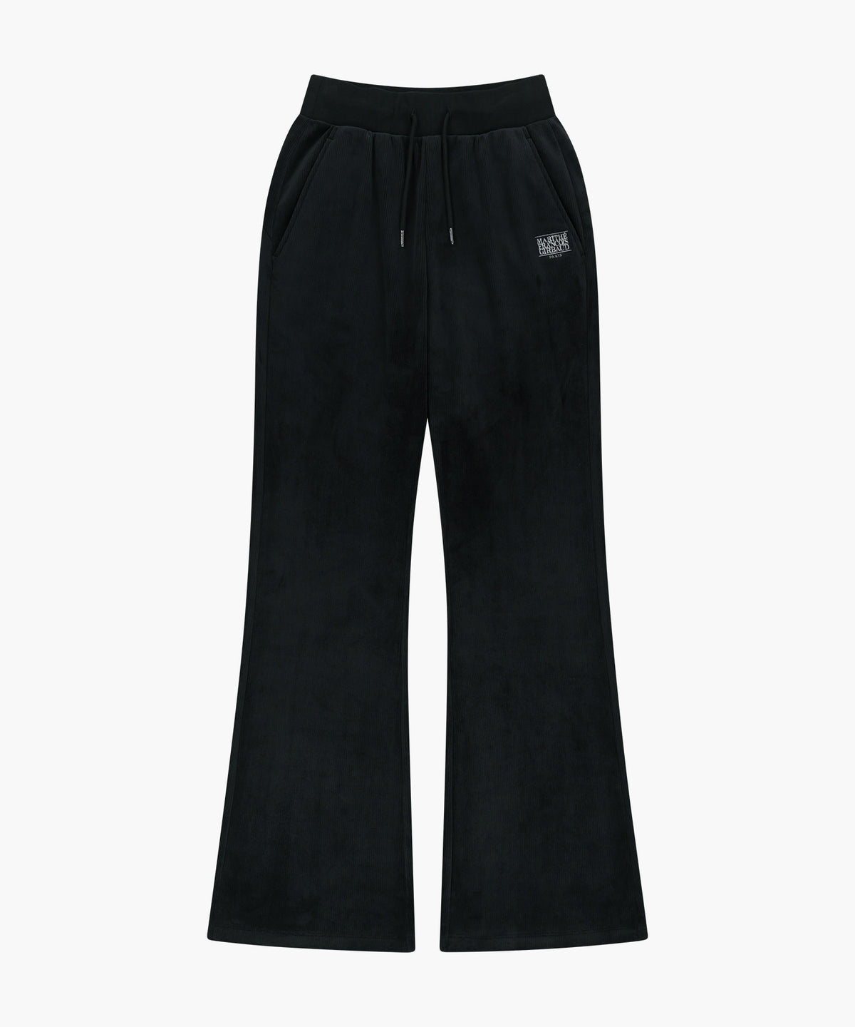 Marithe & Francois Girbaud - Slim Fit Velour Pants (Black) product image 5 | TRAB K-Fashion Australia