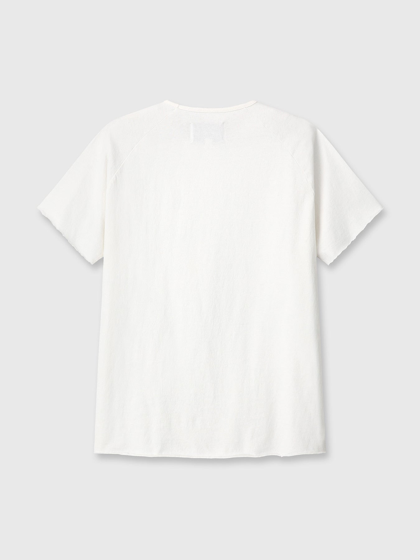 Tonywack - Raw Edge Washed T-Shirt (Off White) product image 8 | TRAB K-Fashion Australia