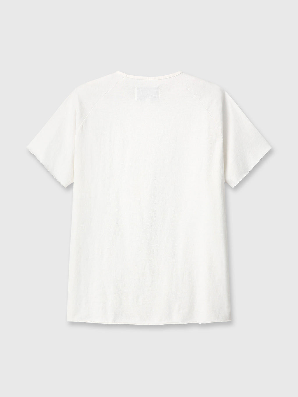 Tonywack - Raw Edge Washed T-Shirt (Off White) product image 8 | TRAB K-Fashion Australia
