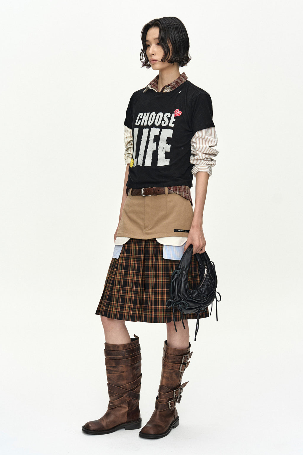Andersson Bell - (essential) Unisex Choose Life T-Shirt (Black) product image 6 | TRAB K-Fashion Australia
