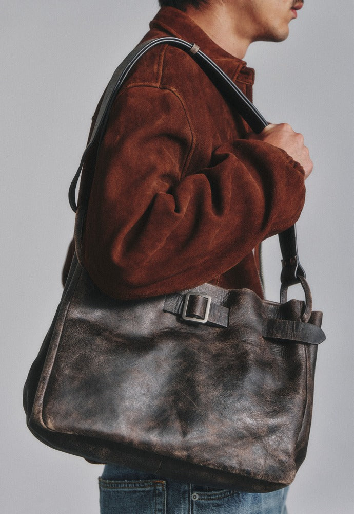 Art if acts - Belted Milano Bag (Vintage Wood) product image 1 | TRAB K-Fashion Australia