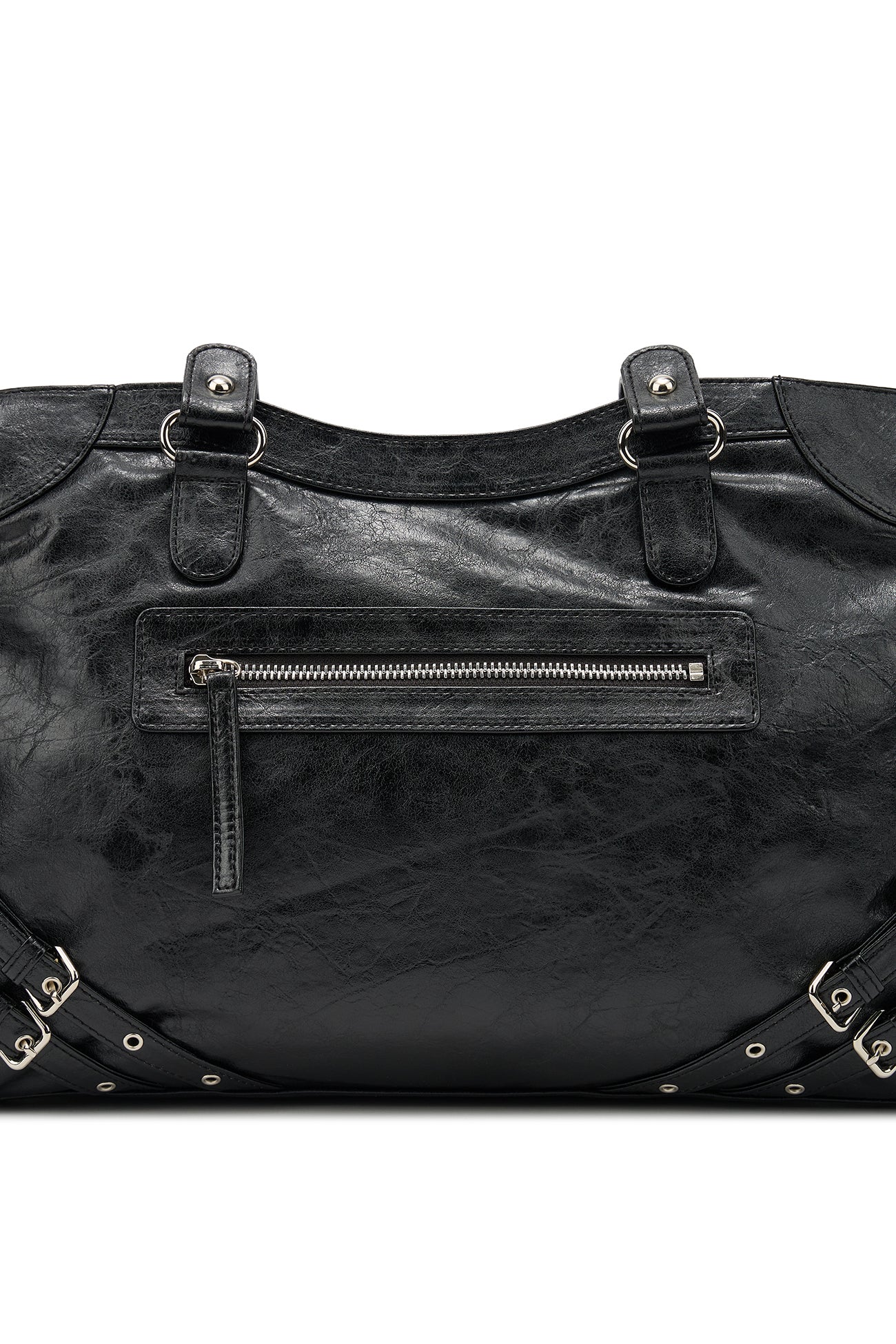 Deinet - Stud Pocket Big Bag (Black) product image 13 | TRAB K-Fashion Australia